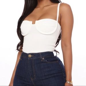 White Crop Top